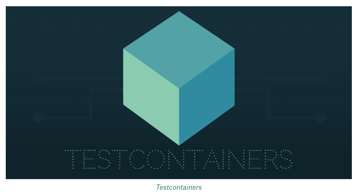 Diagram of Testcontainers spinning up a disposable Kafka container for Java integration tests