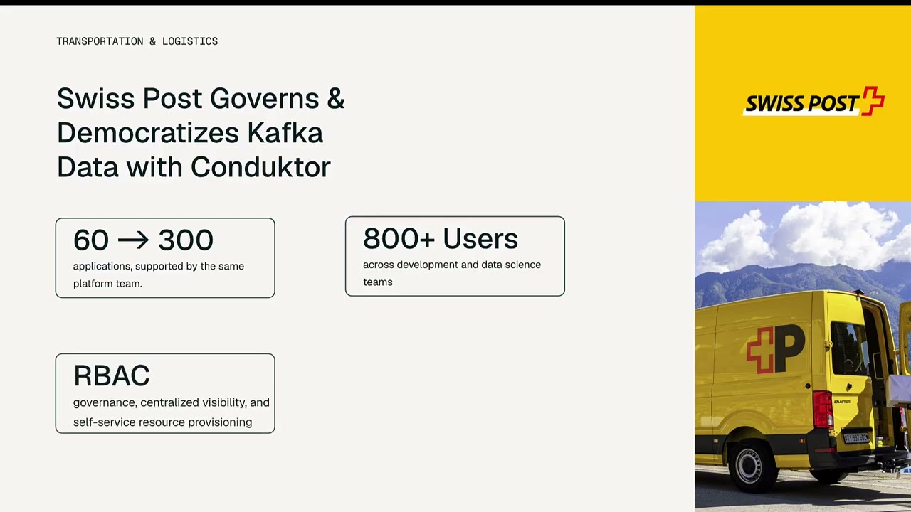 How Swiss Post Scaled Kafka with Conduktor