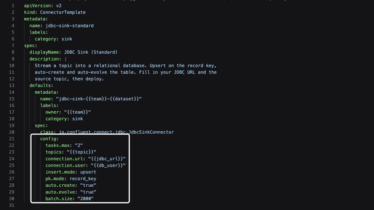 Connector Templates in Action