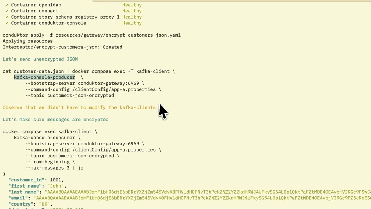 Kafka Field-Level Encryption in 5 Minutes