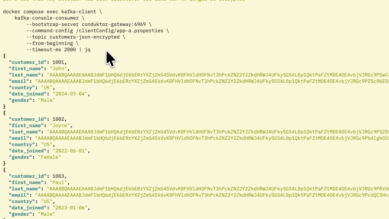 Key Rotation for Encrypted Kafka Data