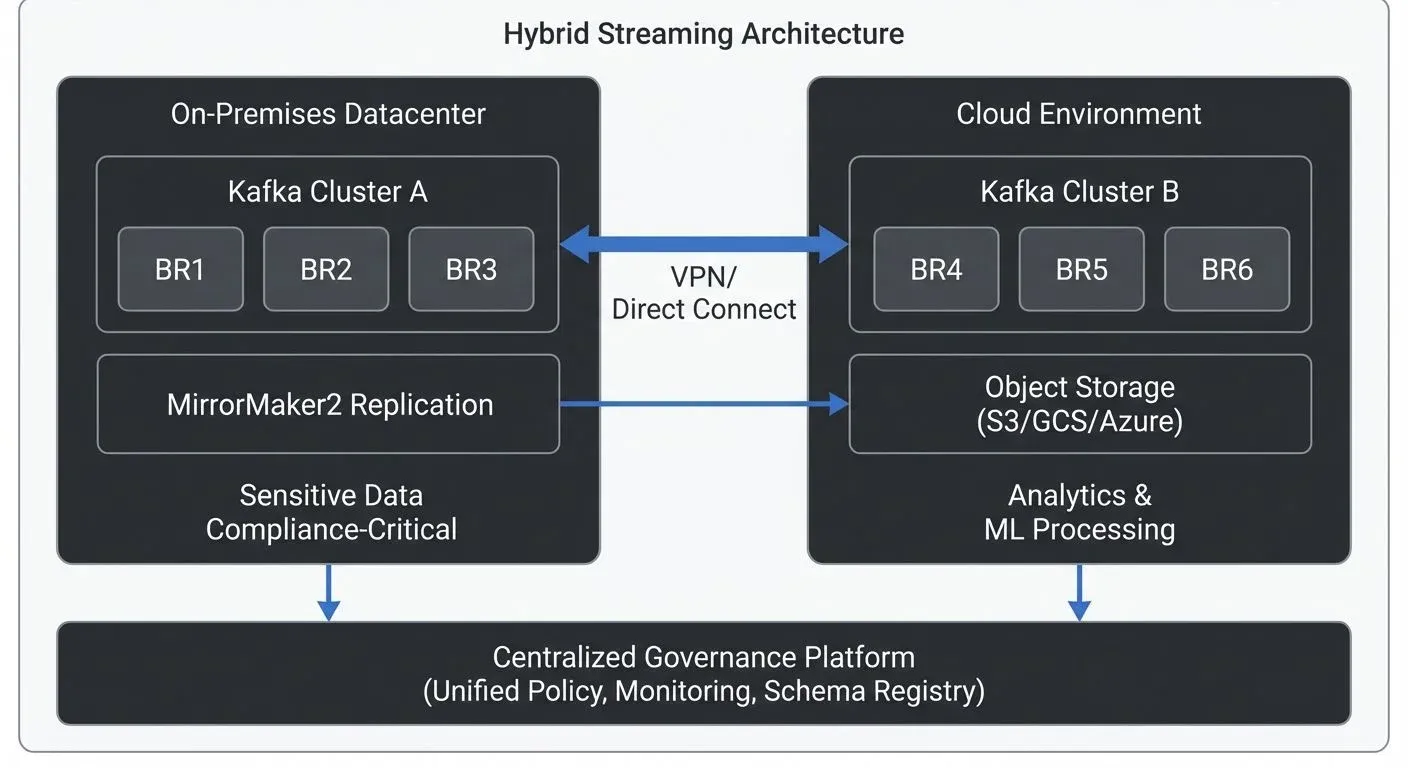 Multi-environment streaming architecture patterns