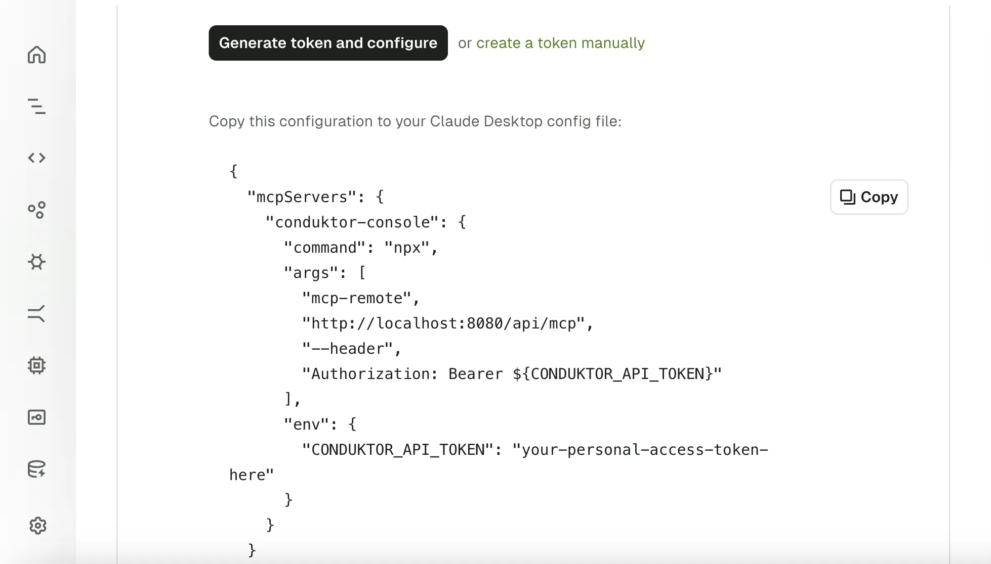 Generate Personal Access Token